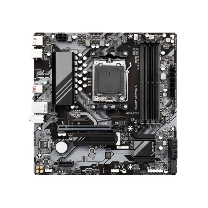 Материнская плата, Gigabyte, A620M GAMING X (4719331854096), AM5, A620, 4xDDR5 4800/5200/8000(OC), 4xSATA3, 1xM.2 (PCIe 4.0 x4/x2), RAID, 1xHDMI, 1хDP, 1xPCI-Ex16, 1xPCI-Ex1, mATX