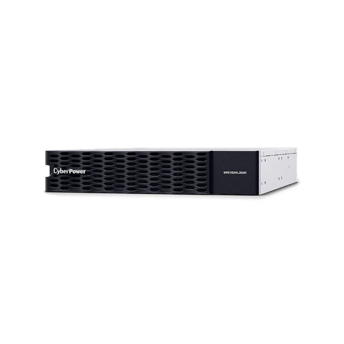 Батарейный блок, CyberPower, BPE192VL2U01, Стоечный 19" 2U, 12В*6 Ач 16 шт, Чёрный