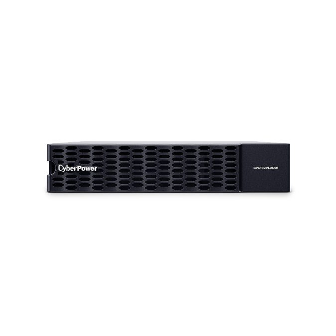 Батарейный блок, CyberPower, BPE192VL2U01, Стоечный 19" 2U, 12В*6 Ач 16 шт, Чёрный