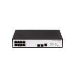 Коммутатор, H3C, LS-1850V2-10P-EI-GL, Управляемый L2, 8 портов 10/100/1000M, 2 порта 1000M SFP, AC 100~240 В, -5°C ~ +50°C, стоечный