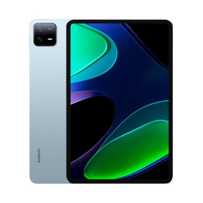 Планшет, Xiaomi, PAD 6, 11", LCD IPS, 2880х1800, MIUI for PAD, Snapdragon 870, 8GB LPDDR4, 8840 mAh, 128GB, 13MPx/8MPx, Fast Charge 33W, (Mist Blue) Синий