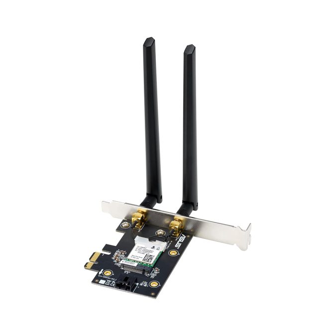 Беспроводной сетевой адаптер, ASUS, PCE-AXE5400, 802.11/n/ac/ax, AX5400, Bluetooth® 5.2, 24 ГГц / 5 ГГц / 6 ГГц