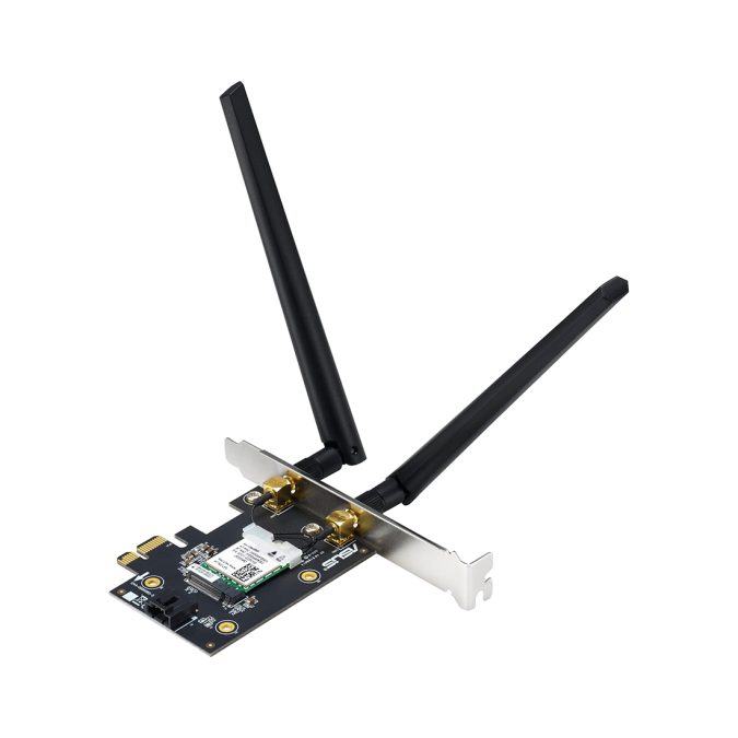 Беспроводной сетевой адаптер, ASUS, PCE-AXE5400, 802.11/n/ac/ax, AX5400, Bluetooth® 5.2, 24 ГГц / 5 ГГц / 6 ГГц