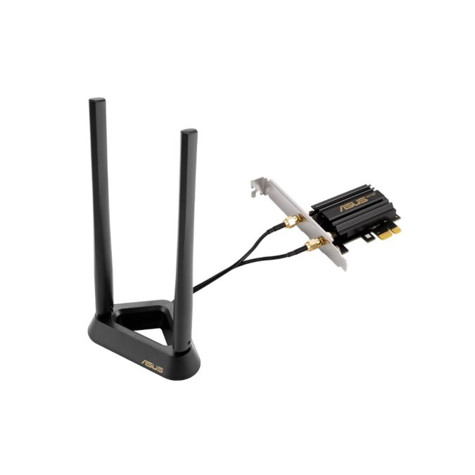 Беспроводной сетевой адаптер, ASUS, PCE-AXE59BT, 802.11/n/ac/ax, AX 3000, Bluetooth® 5.2, 2,4 ГГц / 5 ГГц / 6 ГГц
