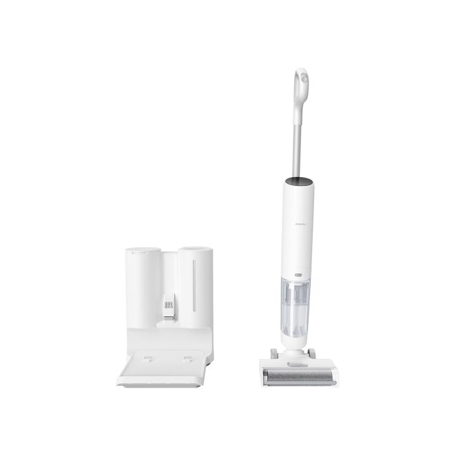 Беспроводной вертикальный пылесос, Xiaomi, Truclean W10 Ultra Wet Dry Vacuum (B305GL/ BHR6256EU), с заряд. док-станцией B305GL-JZ, IPX 4, Функции уборки 3-в-1, Номинальная мощность 220 Вт, Ёмкость аккумулятора 3680 мАч, Автономная работа 35 м, LED дисплей, Станция самоочистки, Белый