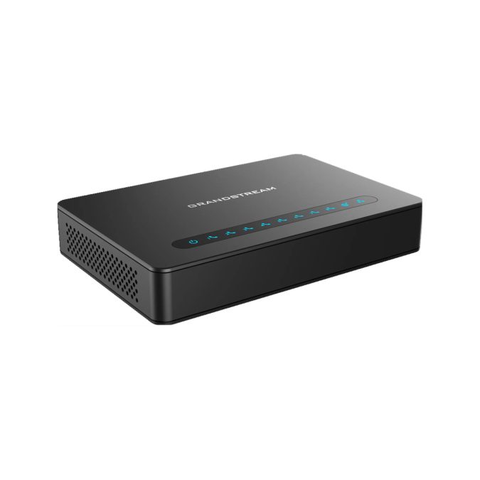 Телефонный адаптер, Grandstream, HT818, VoIP-шлюз, аналоговый FXS-шлюз, 8xFXS RJ11, 2xGE, SIP, NAT, T.38, 2 SIP-профиля