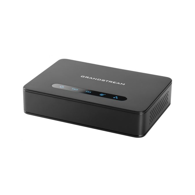 Телефонный адаптер, Grandstream, HT813, VoIP-шлюз, аналоговый FXS/FXO-шлюз, 1xFXS RJ11, 1xFXO RJ11, 2xFE, SIP, NAT, T.38, Lifeline