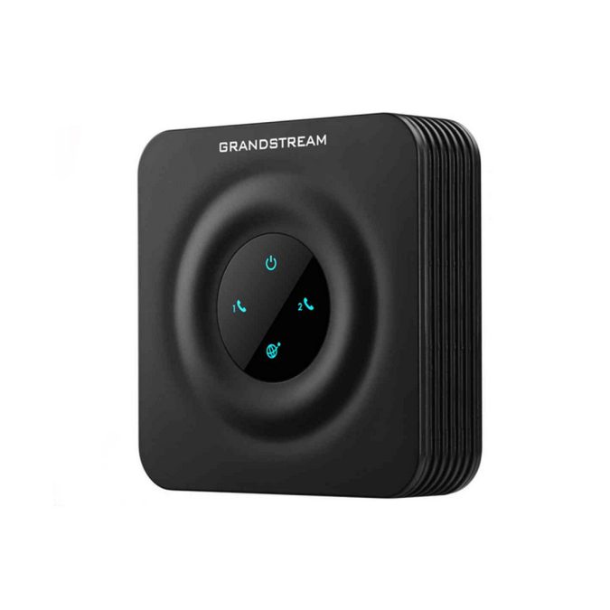 Телефонный адаптер, Grandstream, HT802, VoIP-шлюз, аналоговый FXS-шлюз, 2xFXS RJ11, 1xFE, SIP, T.38, 2 SIP-профиля