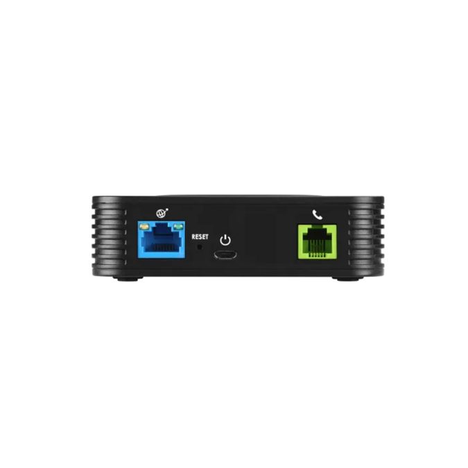 Телефонный адаптер, Grandstream, HT801, VoIP-шлюз, аналоговый FXS-шлюз, 1xFXS RJ11, 1xFE, SIP, T.38, 1 SIP-профиль