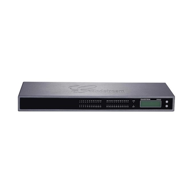VoIP шлюз, Grandstream, GXW4248, 48 FXS, 2 50-контактных разъема Telco, 1x GbE, блок питания 24 В/6.25A