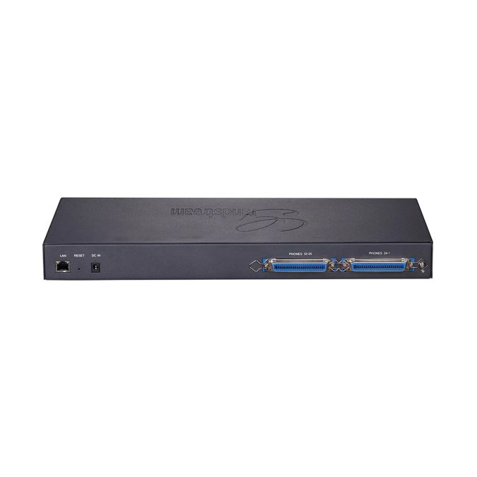 VoIP шлюз, Grandstream, GXW4248, 48 FXS, 2 50-контактных разъема Telco, 1x GbE, блок питания 24 В/6.25A