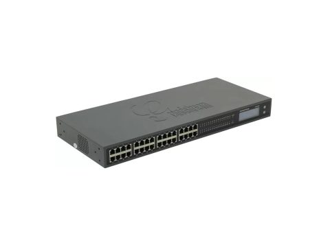 VoIP шлюз, Grandstream GXW4232, 32xFXS RJ11, SIP, 1xGE, 4 SIP-профиля, T.38 Fax, 2x Telco RJ21, TLS/SRTP/HTTPS, 1U