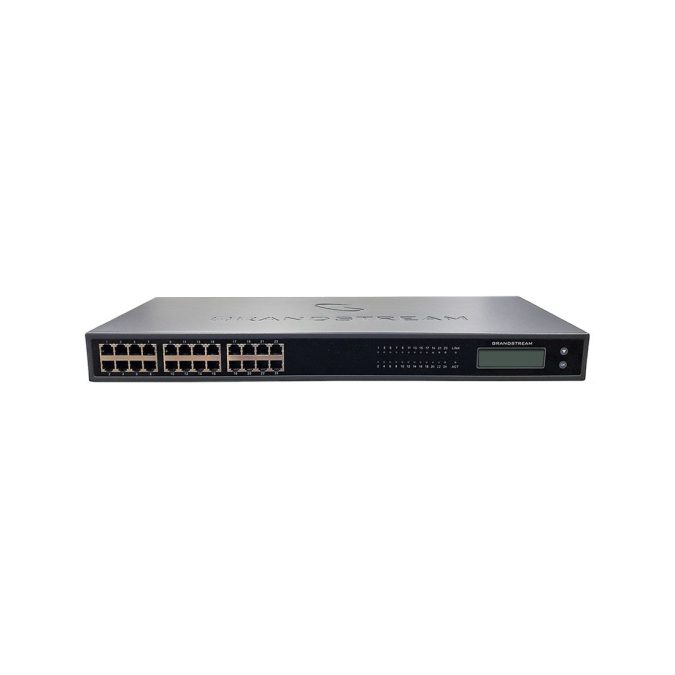 VoIP шлюз, Grandstream, GXW4224, 24xFXS RJ11, SIP, 1xGE, 4 SIP-профиля, T.38 Fax, Telco RJ21, TLS/SRTP/HTTPS, 1U