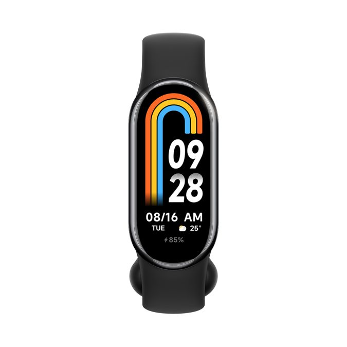 Фитнес браслет, Xiaomi, Mi Smart Band 8, M2239B1 / BHR7165GL, 1.62" AMOLED, Разрешение экрана 192 x 490, Аккумулятор 190 мАч, Водонепроницаемость 5 АТМ, Черный