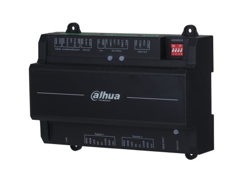 Контроллер доступа, Dahua, DHI-ASC2202B-S, для 2 дверей и 1 направления, RS-485 и Wiegand, стандартный POE и 12 В