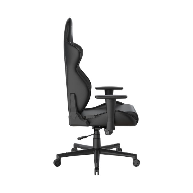 Игровое компьютерное кресло, DX Racer, GC/LGN23LTC/N, Gladiator series, Рекомендуемый рост: до 190 см, Рекомендуемый вес: до 115 кг, Эко-кожа, Угол наклона до 135°, 3D подлокотники, Нейлоновая основа кресла, Механизм качания: топ-ган, Черный