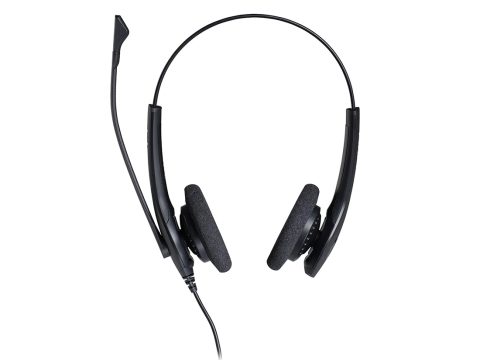 Гарнитура, Jabra, 1519-0154, Гарнитура Jabra BIZ 1500 Duo Duo QD EMEA, Проводная, Микрофон с шумоподавлением NC, Защита PeakStop, накладные