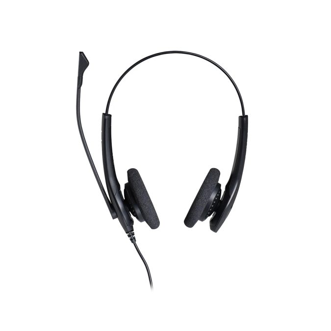 Гарнитура, Jabra, 1519-0154, Гарнитура Jabra BIZ 1500 Duo Duo QD EMEA, Проводная, Микрофон с шумоподавлением NC, Защита PeakStop, накладные