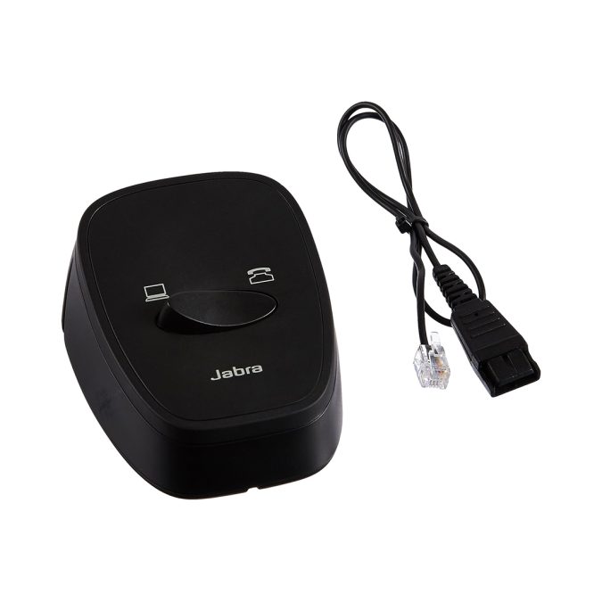 Переключатель для коммутации гарнитуры проводной, Jabra, 180-09, Jabra Link 180, Проводной, USB/RJ9 Переключение между компьютером и телефонным аппаратом