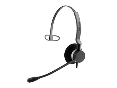 Гарнитура, Jabra, 2303-820-104, Jabra BIZ 2300 Mono QD, NC, Проводная, Защита PeakStop, накладные, Односторонняя гарнитура, Подключение QD