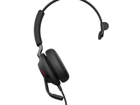 Гарнитура, Jabra, 24189-889-999, Jabra Evolve2 40 SE, USB-A, UC Mono, Проводная, Шумоподавление , Jabra Direct, Блокирующая шум конструкция