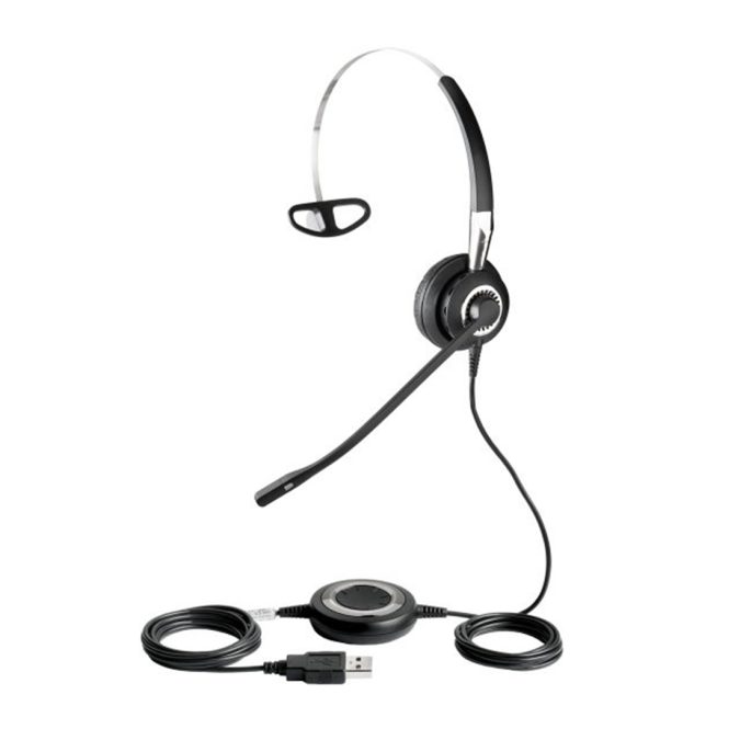 Гарнитура, Jabra, 2496-823-309, Jabra BIZ 2400 II Mono USB 3-1, Проводная, Односторонняя гарнитура, мягкий кожзаменитель, -10°C to + 50°C, накладные