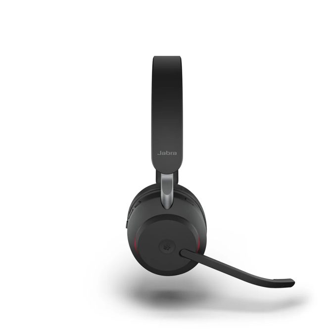 Гарнитура, Jabra, 26599-999-999, Jabra Evolve2 65, Link380a MS Stereo Black, Беспроводная, Шумоподавление, Стерео, USB-A, Время работы от аккумулятора: 37 часов
