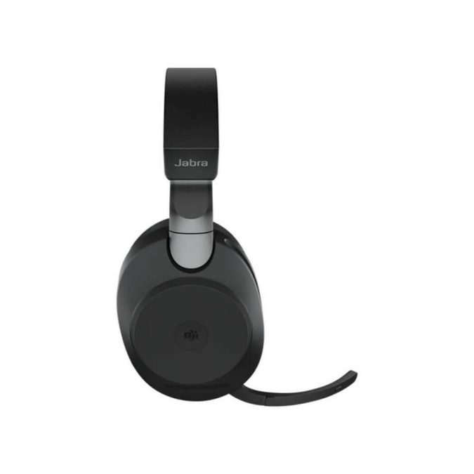 Гарнитура, Jabra, 28599-989-999, Jabra Evolve2 85, Link380a UC Stereo Black, Беспроводная, Шумоподавление, Стерео, USB-A, 40 мм динамик и AAC кодек