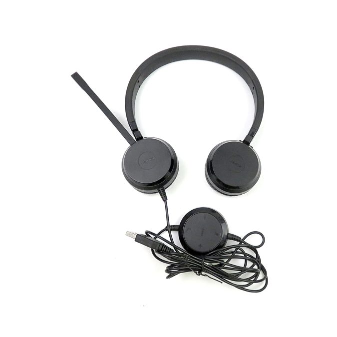 Гарнитура, Jabra, 5399-823-309, Evolve 30 II MS Stereo, USB-A, Удаленный контроль вызовов, Jack 3,5мм, Hi-Fi стереозвук, Защита от шумов PeakStop™, Шумоподавление