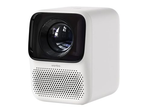 Проектор портативный, Wanbo, NEW T2 Max, LCD, 1920x1080, 450 ANSI lm, 2000:1, Android 9.0, Auto Focus, 1+16G, 20000 часов, Wi-Fi, Bluetooth, HDMI*1, USB*1, 3.5mm, DC*1, 3W*2, белый