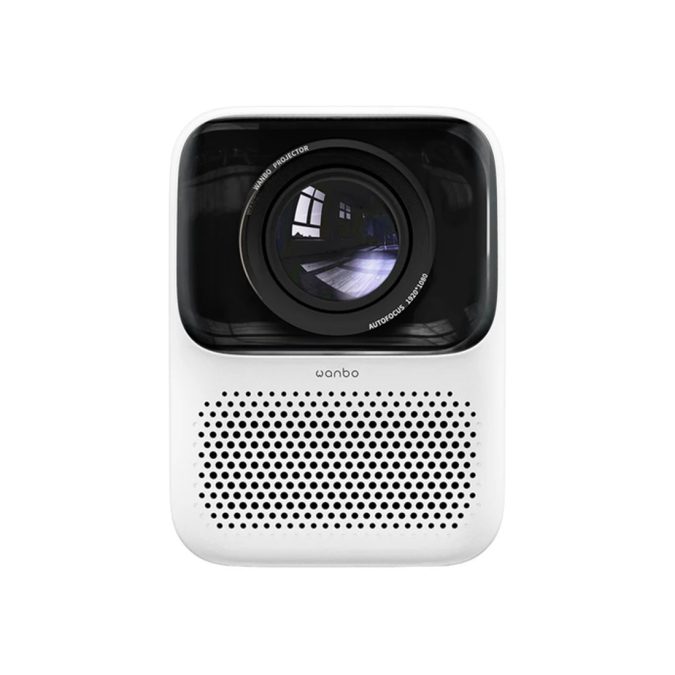 Проектор портативный, Wanbo, NEW T2 Max, LCD, 1920x1080, 450 ANSI lm, 2000:1, Android 9.0, Auto Focus, 1+16G, 20000 часов, Wi-Fi, Bluetooth, HDMI*1, USB*1, 3.5mm, DC*1, 3W*2, белый