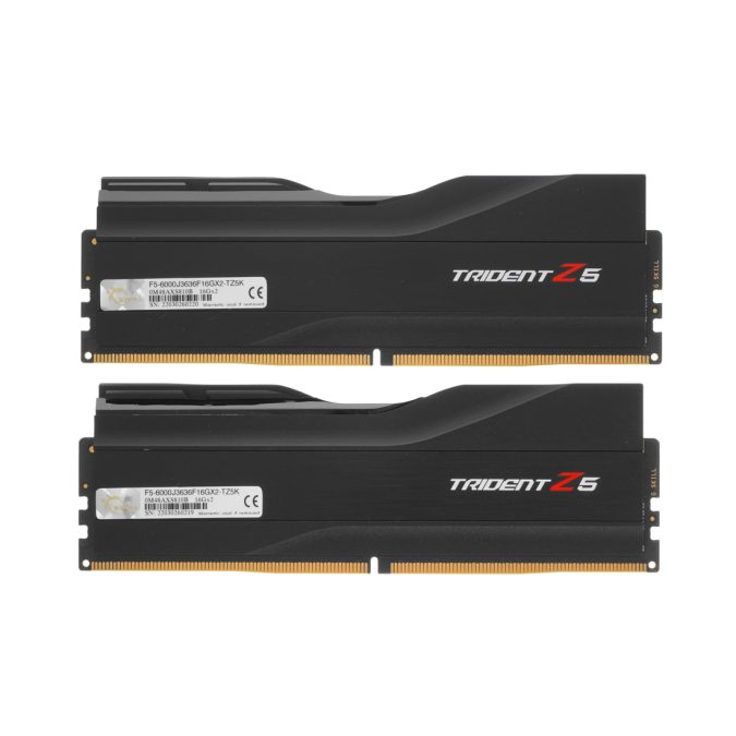 Комплект модулей памяти, G.Skill, TRIDENT Z5 F5-6000J3636F16GX2-TZ5K (Kit 2x16GB), DDR5, 32GB, CL36, 1.35V, DIMM