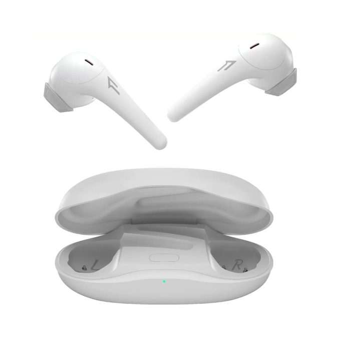 Наушники,1MORE, Comfobuds 2 ES303, Внутриканальные, Беспроводные, 2,400 ГГц – 2,4835 ГГц, 28 Oм, Мощность 5мВт, Размер 39,36  17,96  19,2 мм( наушник)/68,8  30  26,4 мм( кейс), Емкость аккумулятора 43 мАч(наушник)/410 мАч (кейс), Время заряда 40 минут( наушник)/80 минут( кейс), Время работы 24ч, Bluetooth® 5.2, HFP A2DP /AVRCP, Вес 36.5 г, Белый