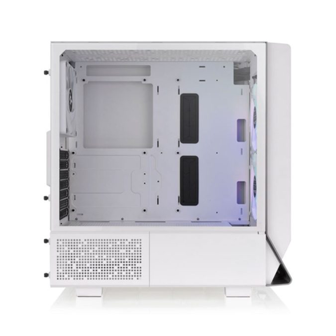 Компьютерный корпус, Thermaltake, Ceres 300 TG ARGB Snow, CA-1Y2-00M6WN-00, Mid Tower, Mini-ITX/M-ATX/ATX/E-ATX, USB 3.0*2/Type C*1, HD-Audio+Mic, 2*140 мм CT140 ARGB fan/1*140мм CT140, Высота процессорного кулера до 185мм, Длина VGA до 370 мм, 1*3.5"/2*2.5", Сталь, Закаленное стекло 4мм, 475*245*463мм, Без Б/П, Белый