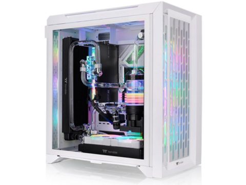 Компьютерный корпус, Thermaltake, CTE C700 TG ARGB Snow, CA-1X7-00F6WN-01, Mid Tower, Mini-ITX/M-ATX/ATX/E-ATX, USB 3.2 (Gen 2) Type-C*1, USB 3.0*2, HD Audio, Кулер 3*140 мм CT140 white fan, 7*3,5"/6*2,5", Высота процессорного кулера до 190мм, Длина VGA до 410мм, Сталь/Пластик, Закаленное стекло, 566.5*327.6*505.5мм, Без Б/П, Белый