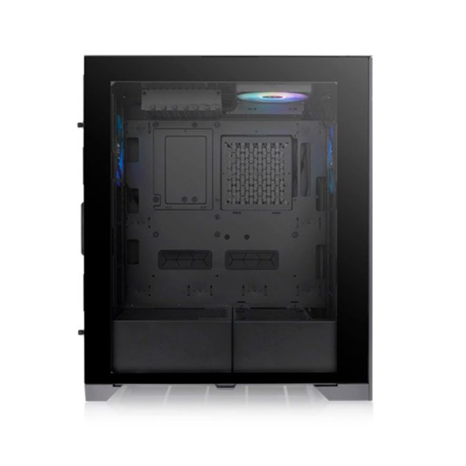 Компьютерный корпус, Thermaltake, CTE T500 TG ARGB, CA-1X8-00F1WN-01, Full Tower, Mini-ITX/M-ATX/ATX/E-ATX, USB 3.0*2/Type C*1, HD-Audio+Mic, Кулер 3*140 мм CT140 ARGB fan, Высота процессорного кулера до 195мм, Длина VGA до 385мм, 4*3,5"/6*2,5", Сталь/Пластик, Закаленное стекло, 615*275*516мм, Без Б/П, Черный