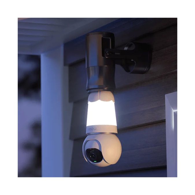 Wi-Fi видеокамера, Imou, Bulb Cam 5MP, Лампа-камера, Цоколь Е27, CMOS-матрица 1/2.8", Механический ИК-фильтр, ИК-подсветка - до 30 м, Функция день/ночь, Объектив: 2,8 мм, Скор. записи: до 25/30 к/c, DC 12V 1A