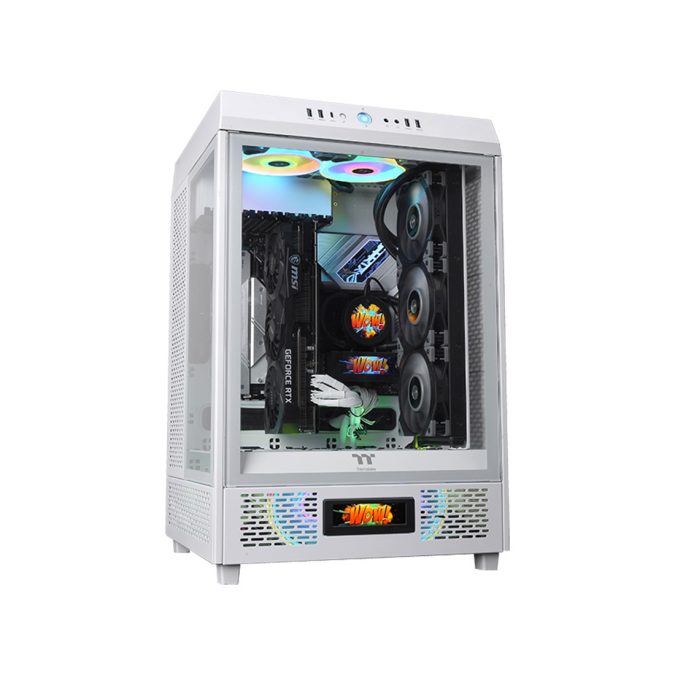 Панель LCD, Thermaltake, The Tower 500 Series Snow, AC-062-OO6NAN-A1, 3.9", 128 x 480 (RGB), Белый