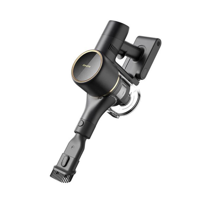 Беспроводной вертикальный пылесос, Dreame, Cordless Vacuum Cleaner R10 Pro, VTV41B, Мощность 425W, Мощность двигателя 120,000rpm, Аккумулятор 7*3000mAh, Время работы 65min, Максимальная мощность всасывания 22 кПа, Время зарядки 240 мин, Объем пылесборника 0,6 л, HEPA-фильтр, Минимальный уровень шума 68 дБ, 268х775х155, Вес 1,65 кг, Черный
