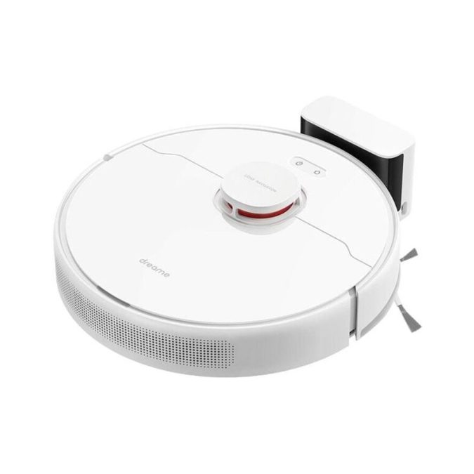 Робот-пылесос, Dreame, Robot Vacuum F9 Pro, RLF22GA, Уборка до 160 м2 без подзарядки, LiDAR навигация, 2-в-1 сухая уборка и мытье полов, Аккумулятор емкостью 3200 mAh, Максимальная мощность всасывания 2,5 кПа, 4 режима уборки, Таймер включения, Управление с помощью смартфона, Время зарядки 7 часов, Пылесборник 570 мл, Контейнер для чистой воды 235 мл, Высота преодоления препятствий 2 см, уборка зигзагом, уборка вдоль стены, обычная уборка, турборежим, автоматическая уборка, Фильтр тонкой очистки HEPA, Сухая и влажная уборка, Обнаружение препятствий, Составление плана помещения, Виртуальная стена, Вес 3,7кг, Яндекс Алиса, Apple Siri, 35х35х9.68 см, Белый
