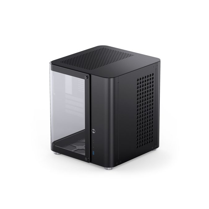 Компьютерный корпус, Jonsbo,TK-1, TK-1 Black, Micro-Tower, M-ATX/M-ITX, USB3.2 Type-C*1/USB3.0*1, Audio+Mic, Высота процессорного кулера до 165мм, Длина VGA до 280мм, 2*3,5" или 2*2.5"/1*3.5", Сталь, Закаленное стекло, 299*310*345, Без Б/П, Черный