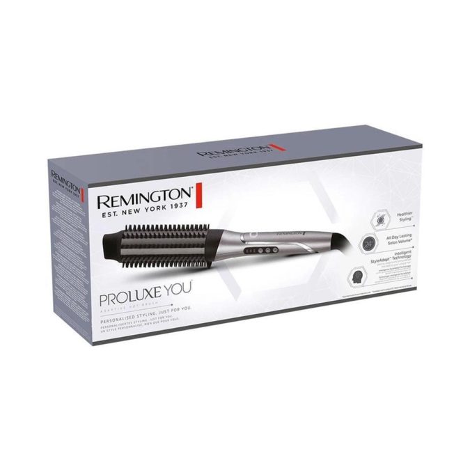 Фен-щетка, Remington, CB9800, Мощность 62W, 3 режима нагрева, Автоотключение, Серый