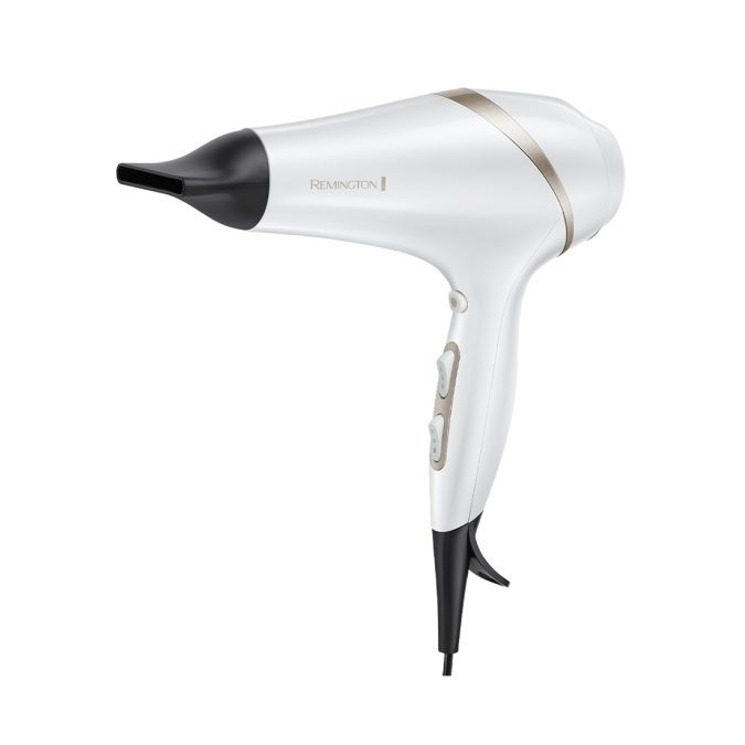 Фен, Remington, AC8901, Мощность 2300W, 2 скоростных режима, 3 температурных режима, AC мотор, Длина шнура электропитания 180см, Белый