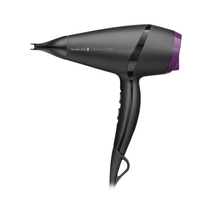 Фен, Remington, AC7100, Мощность 2100W, 2 скоростных режима, 3 температурных режима, AC мотор, Длина шнура электропитания 180см, Черный