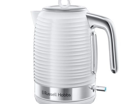 Чайник электрический, Russell Hobbs, 24360-70, Объем 1.7л, Пластик, Защита от перегрева, Выключение при снятии с базы, Мощность 2400W, Белый