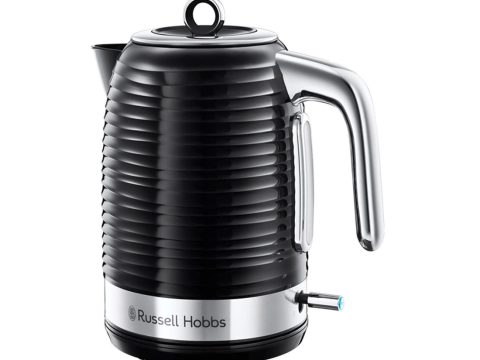 Чайник электрический, Russell Hobbs, 24361-70, Объем 1.7л, Пластик, Защита от перегрева, Выключение при снятии с базы, Мощность 2400W, Черный