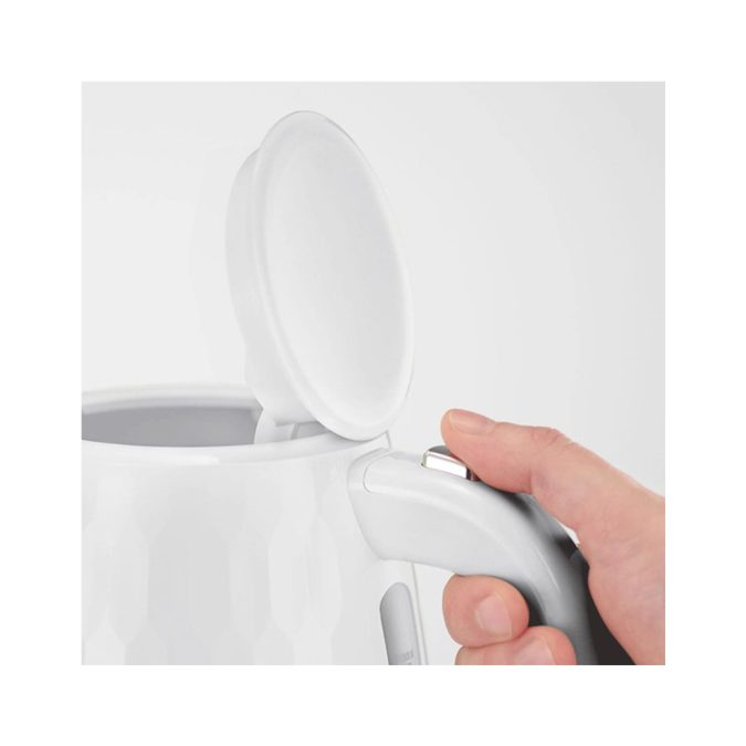 Чайник электрический, Russell Hobbs, 26050-70, Объем 1.7л, Пластик, Защита от перегрева, Выключение при снятии с базы, Мощность 2400W, Белый