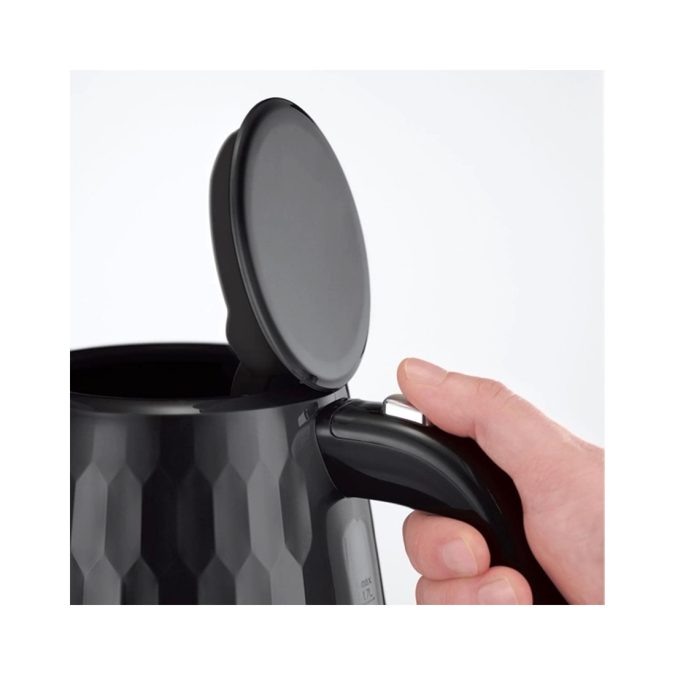 Чайник электрический, Russell Hobbs, 26051-70, Объем 1.7л, Пластик, Защита от перегрева, Выключение при снятии с базы, Мощность 2400W, Черный