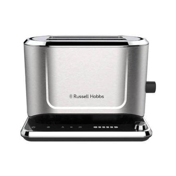 Тостер, Russell Hobbs, 26210-56, Мощность 1640W, 2 отделения, 6 режимов обжаривания, Нержавеющая сталь, Подогрев, Размораживание, «Пауза» во время приготовления, Автоцентрирование, Подъем маленьких тостов, Таймер, Стальной