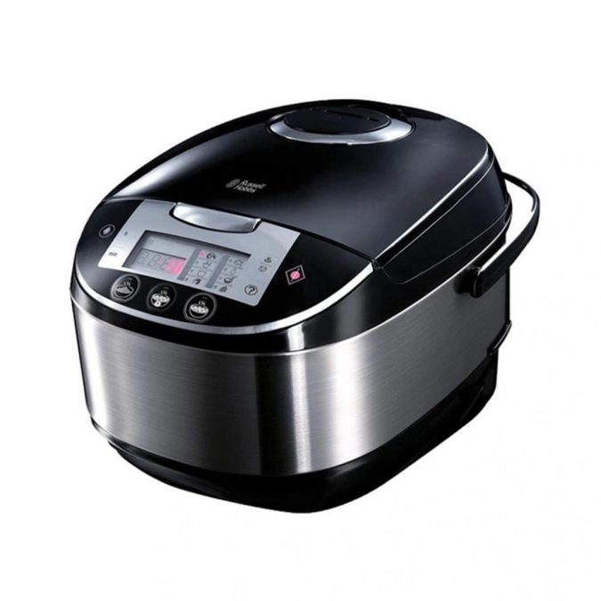 Мультиварка, Russell Hobbs, 21850-56, Мощность 900W, Объём чаши 5L, 11 автоматических программ, Пластик, Антипригарное покрытие чаши, Сенсорное управление, Черный